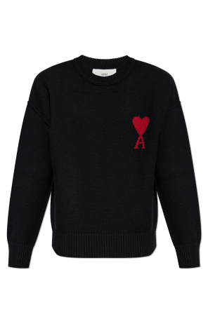 Grey Sweater with logo Ami Alexandre Mattiussi - Vitkac AS
